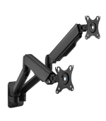 Držák monitoru Brateck LDA32-114E dvě ramena vedle sebe mechanická pružina nástěnný