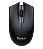 C-TECH WLM-08/Kancelářská/Optická/1 200 DPI/Bezdrátová USB/Černá