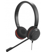 Jabra Evolve 20/Stereo/USB/Drát/Černá-červená