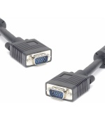 PremiumCord Kabel k monitoru HQ (Coax) 2x ferrit,SVGA 15p, DDC2,3xCoax+8žil, 3m