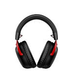 HP HyperX Cloud III/USB-C/Drát/USB/Bezdrát/Černá-červená